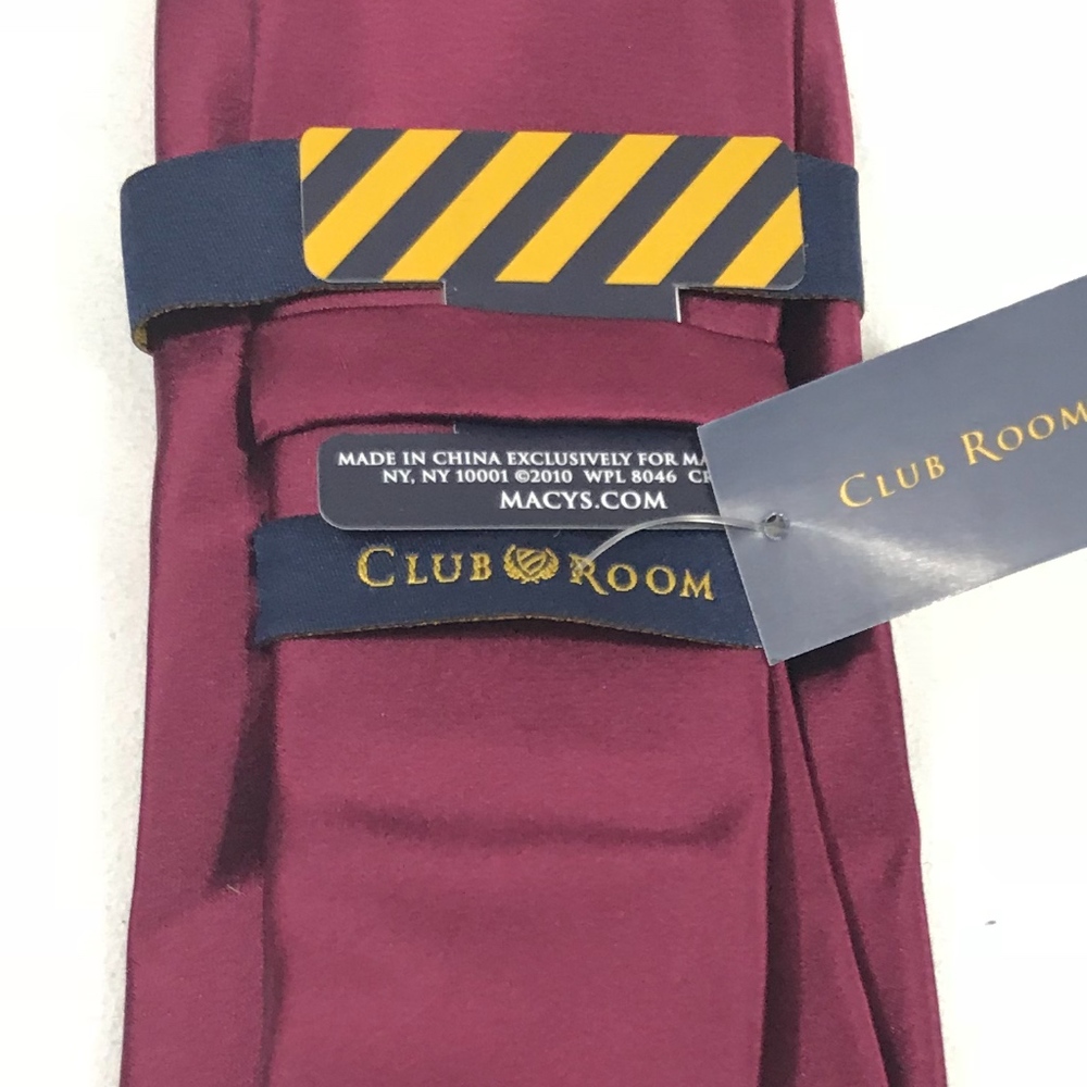 Club Room Maroon Tie - Picture 1 of 4